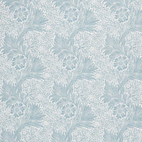 Morris & Co Pure Marigold Sheer Ww Soft Blue Fabric MSWW227295