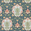 Morris & Co Iris & Rose Indigo/Thyme Wallpaper MUNW217568
