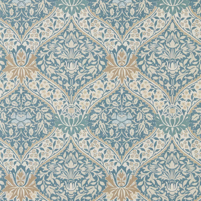 Morris & Co Norbury Woad/Linen Wallpaper Sample MUNW217592