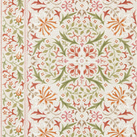 Morris & Co Walthamstow Rose/Nettle Wallpaper MUNW217602