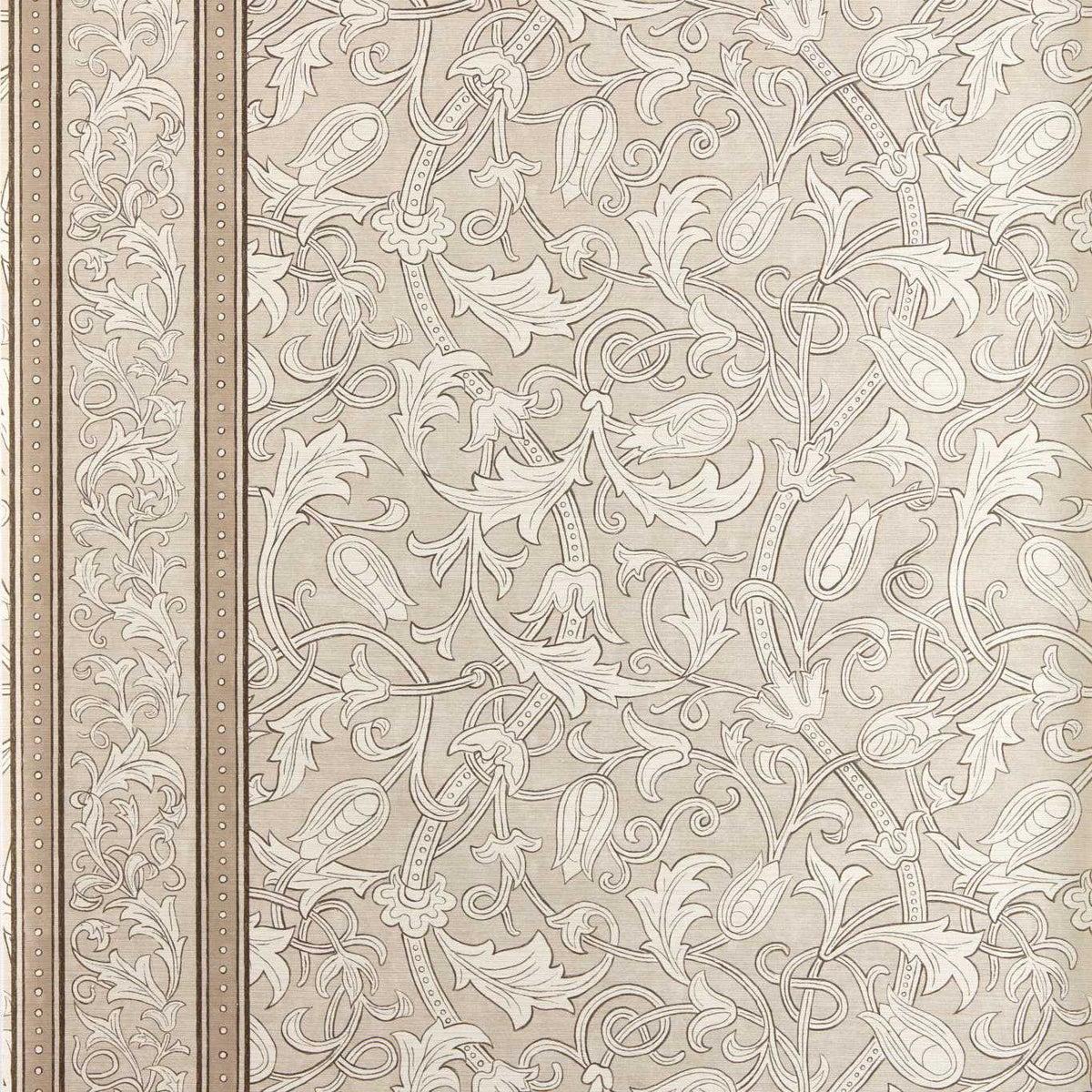 Morris & Co Etched Scrolling Tulip Parchment MUNW217603 Sample | 40% ...