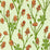 Morris & Co Monkshood Tangerine/Sage Wallpaper MVOW217345