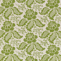 Quadrille Martine Leaf Green Fabric 304170F-05