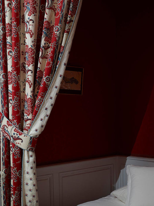 Braquenie Coulonges Contrefond Mandarine Fabric Sample B7660002