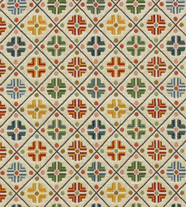 Old World Weavers Kirov Multi / Cream Fabric Sample N1B4110001