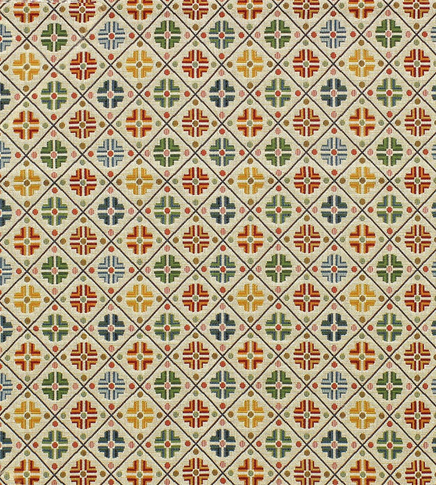 Old World Weavers Kirov Multi / Cream Fabric N1B4110001