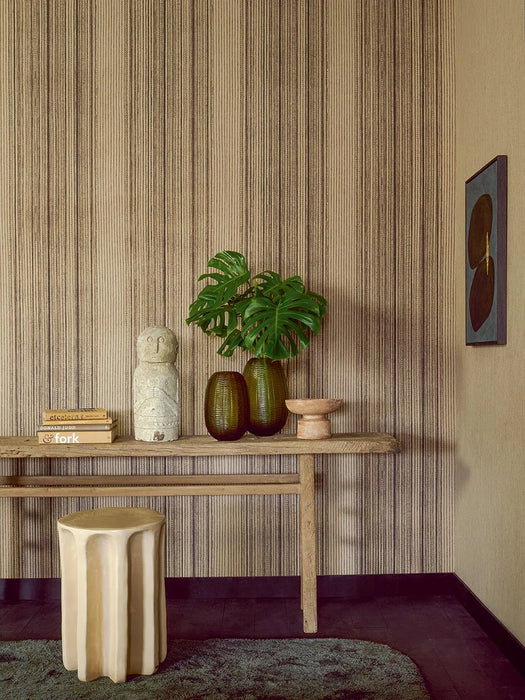 Pierre Frey Maroni Chocolat Wallpaper FP129001