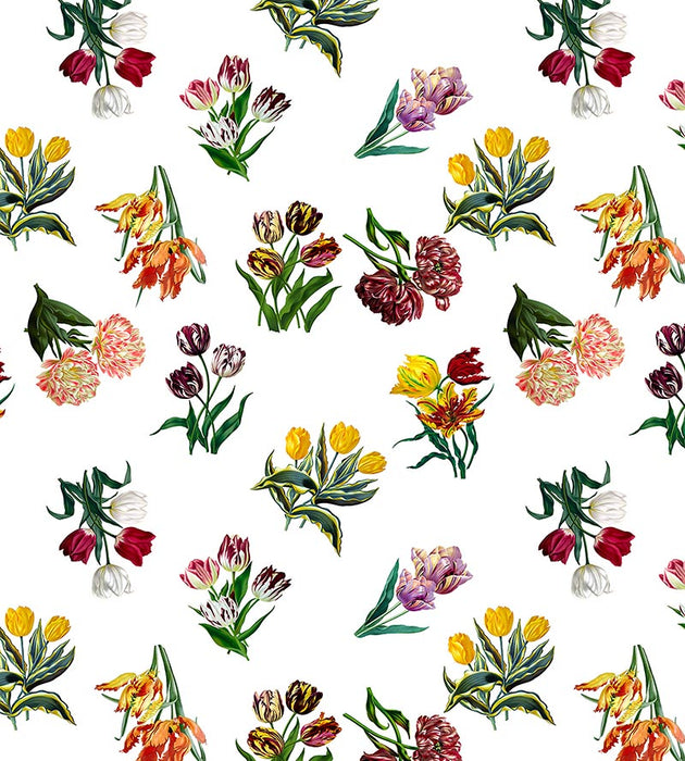 Nicolette Mayer Etudes De Fleurs Brights Fabric Sample N4ETUD0001