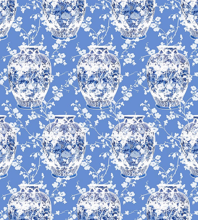 Nicolette Mayer Filagree - Sheer Blue Fabric N4FILA0001