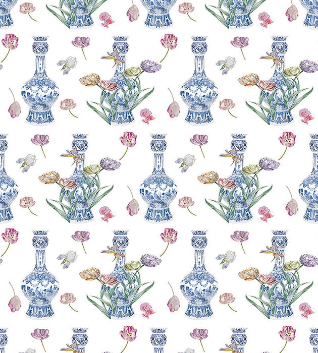 Nicolette Mayer Purissima - Sheer White Multi Fabric Sample N4PURI0001