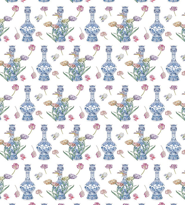 Nicolette Mayer Purissima - Sheer White Multi Fabric Sample N4PURI0001