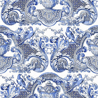 Nicolette Mayer William & Mary Blue Fabric N4WMMY0001