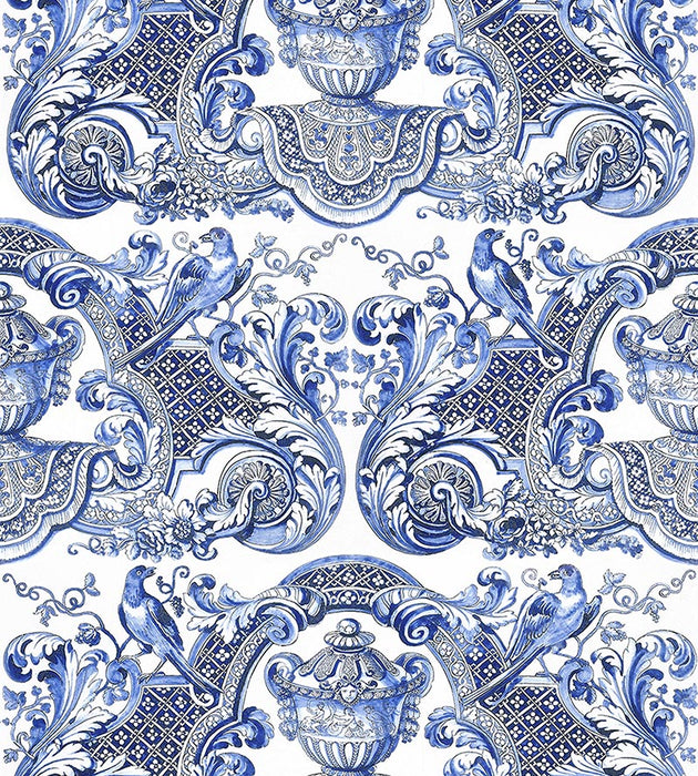 Nicolette Mayer William & Mary Blue Fabric Sample N4WMMY0001