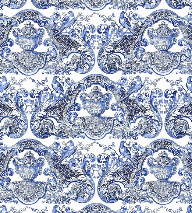 Nicolette Mayer William & Mary Blue Fabric Sample N4WMMY0001