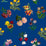 Nicolette Mayer Etudes De Fleurs Blue Fabric N4ETUD0002