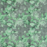 Nicolette Mayer Rose Trellis Charcoal Green Fabric N4ROSE0003