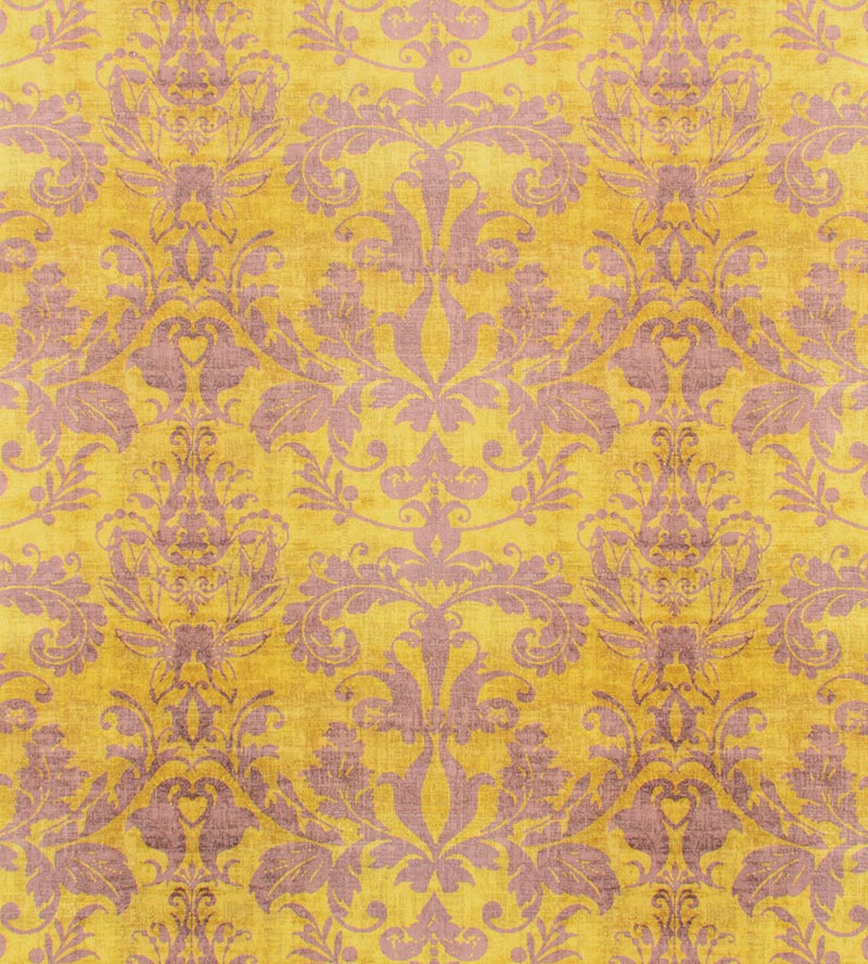 Nicolette Mayer Palace Damask Citron Fabric Sample N4PALA0004