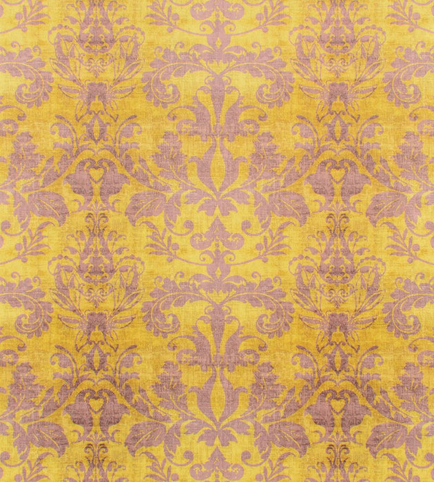 Nicolette Mayer Palace Damask Citron Fabric Sample N4PALA0004
