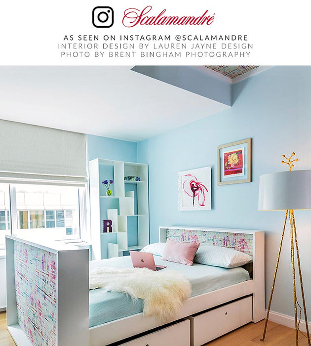 Nicolette Mayer Coco Print Cream Fabric Sample N4CO101009