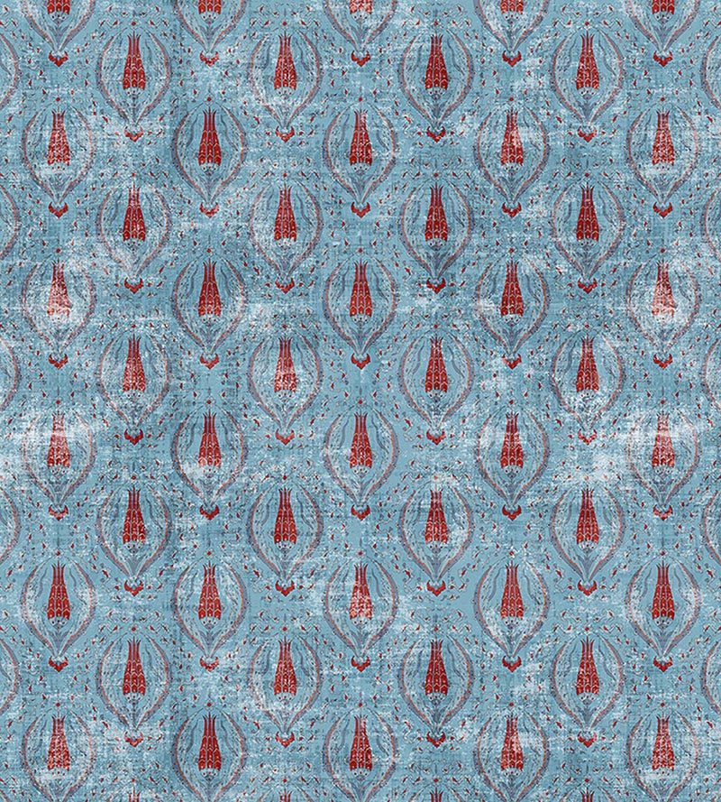 Nicolette Mayer Byzantine - Sheer Jewel Blue Fabric N4BY101021