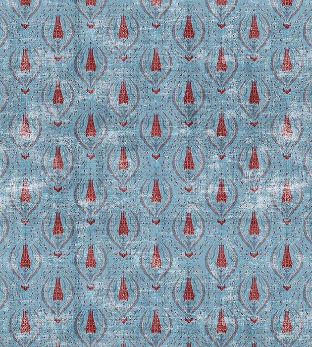 Nicolette Mayer Byzantine - Sheer Jewel Blue Fabric Sample N4BY101021