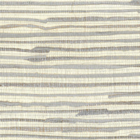 Seabrook Designs Java Grass Metallic Silver, Off White Wallpaper NA204