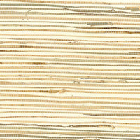 Seabrook Designs Rushcloth Brown, Off White Wallpaper NA209