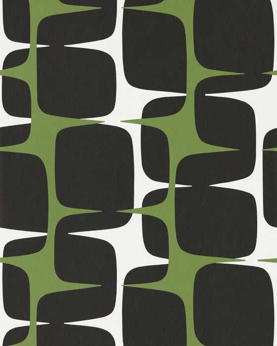 Scion Going Lohko Juniper/Liquorice Wallpaper Sample NBIW113036.SCN.0