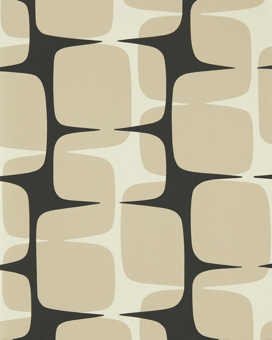 Scion Going Lohko Powder/Liquorice Wallpaper Sample NBIW113037.SCN.0