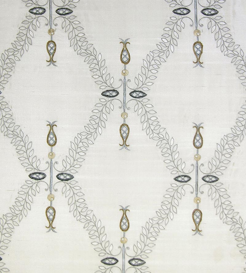 Old World Weavers White Hall Frost Fabric ND16200005