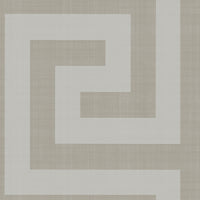 Seabrook Designs Vogue Metallic Silver And Taupe Wallpaper NE50008