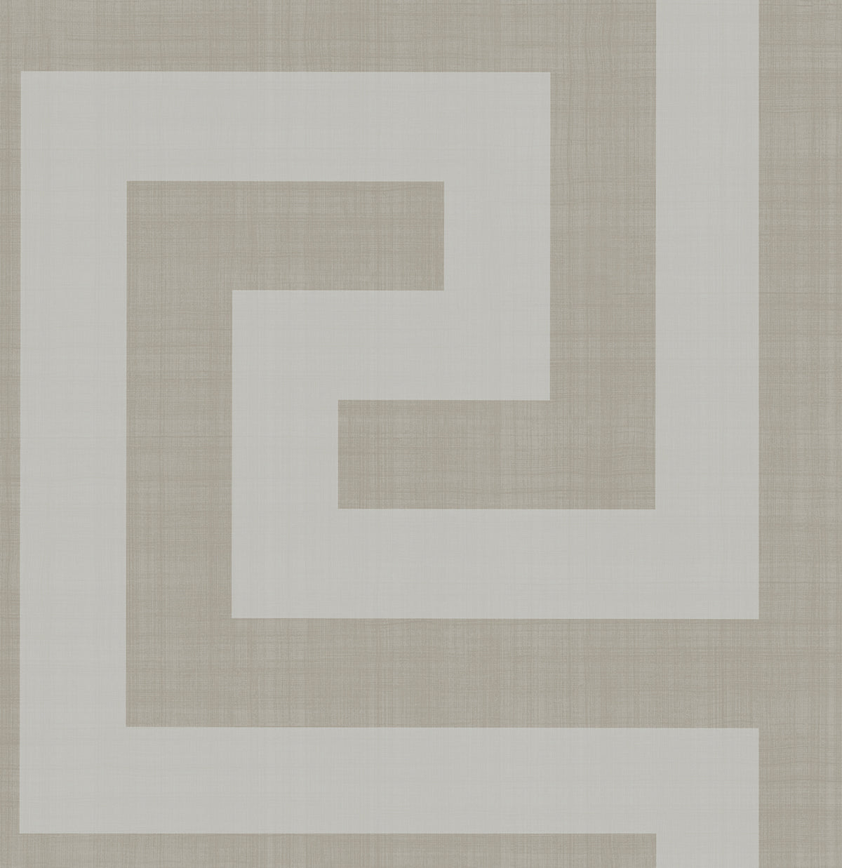 Seabrook Designs Vogue Metallic Silver And Taupe Wallpaper Sample NE50008