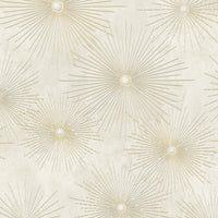 Seabrook Designs Catwalk Metallic Gold And Off-white Wallpaper NE51005