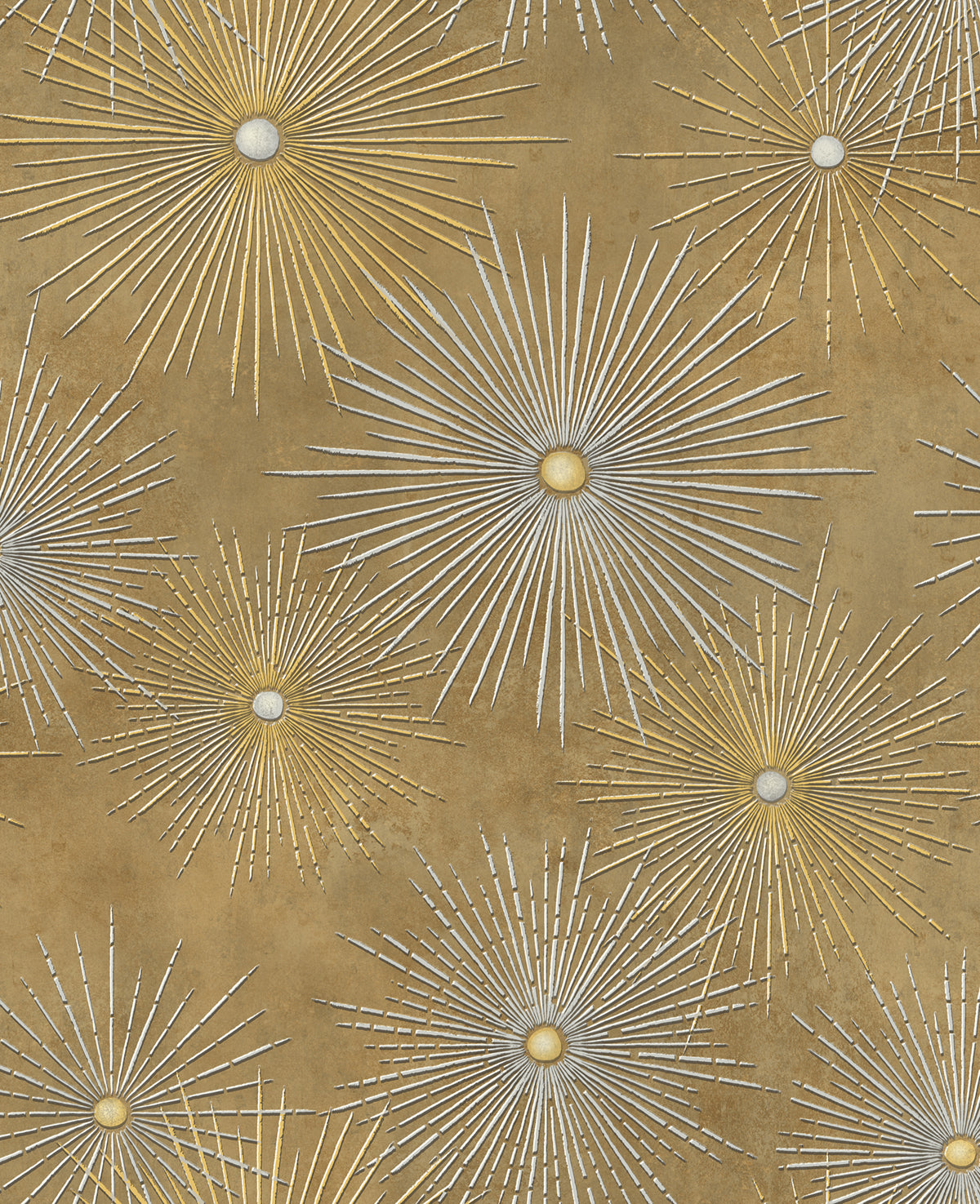 Seabrook Designs Catwalk Metallic Gold And Caramel Wallpaper NE51007