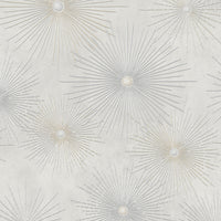 Seabrook Designs Catwalk Metallic Silver And Gray Wallpaper NE51008