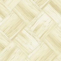 Seabrook Designs Masquerade Weave Metallic Gold And Off-white Wallpaper NE51405