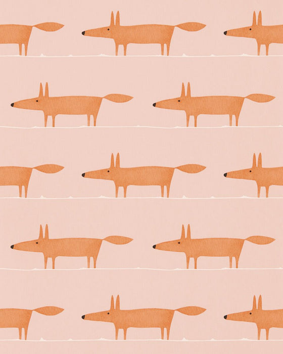 Scion Midi Fox Wp Milkshake/Rose Wallpaper Sample NHAP112816.SCN.0