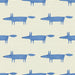 Scion Midi Fox Wp Pebble/Denim Wallpaper Sample NHAP112817.SCN.0