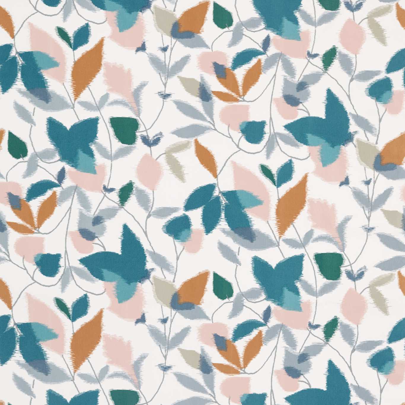 Scion Akira Ginger/Teal/Olive Fabric Sample NJAP120751.SCN.0