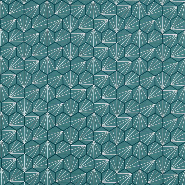Scion Aikyo Teal Fabric Sample NJAP132736.SCN.0