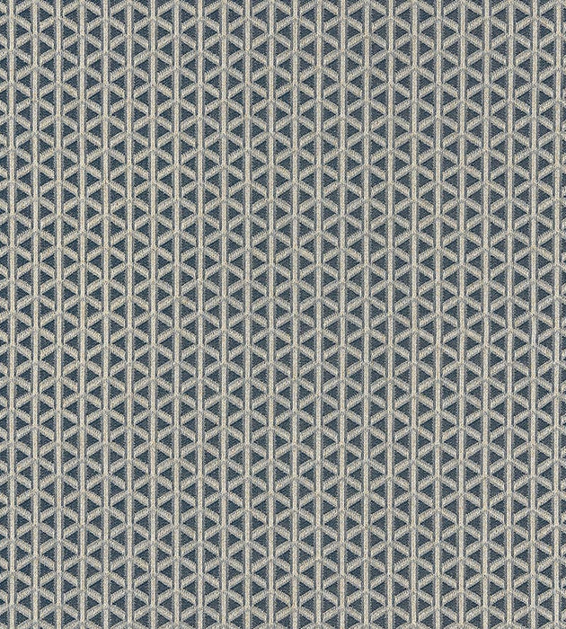 Old World Weavers Cross Channel Navy Fabric Sample NKCROS0001