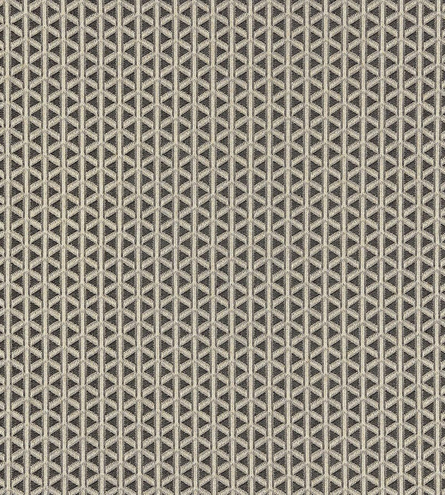 Old World Weavers Cross Channel Black Fabric Sample NKCROS0008