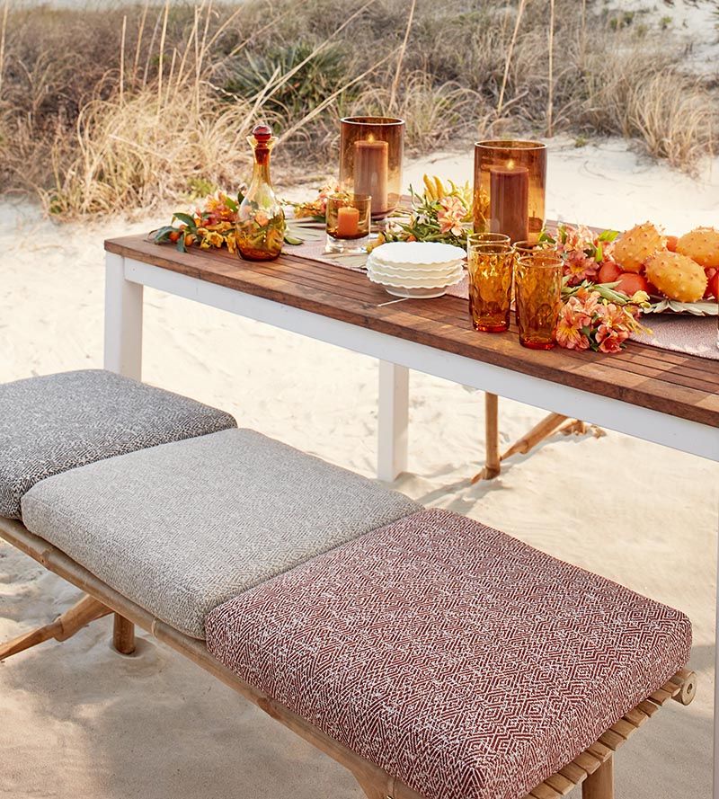 Old World Weavers La Caleta White Sand Fabric NKCALE0008