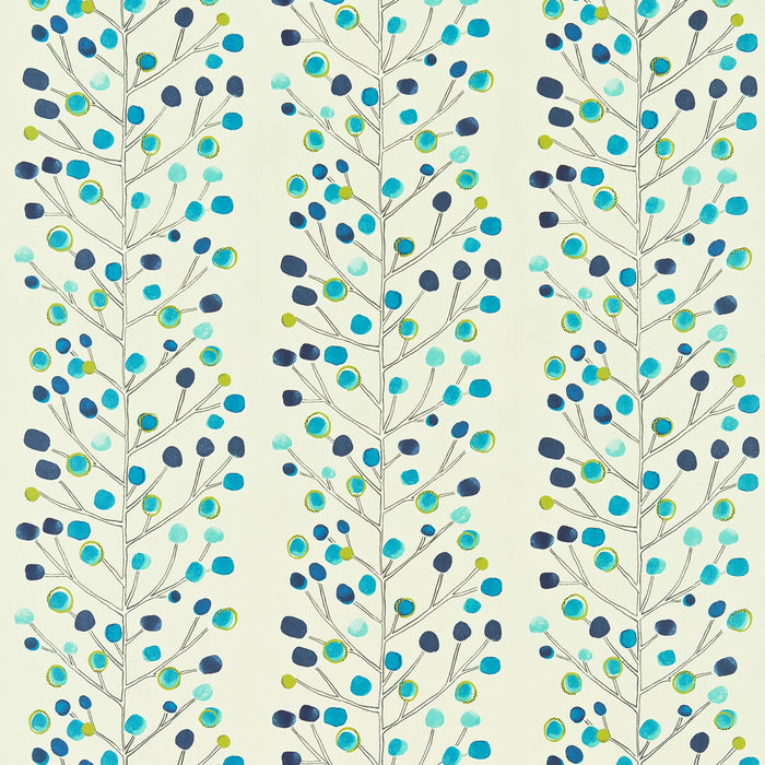 Scion Berry Tree Peacock/Powder Blue Fabric NMEL120049.SCN.0