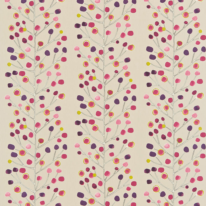 Scion Berry Tree Mint/Plum/Berry Fabric Sample NMEL120053.SCN.0