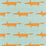 Scion Mr Fox Sky/Tangerine Fabric NMEL120072.SCN.0