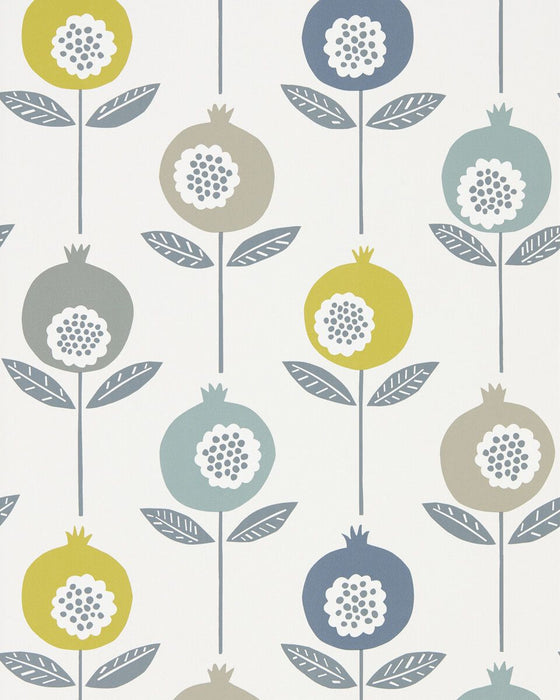 Scion Pepino Wp Limeade/Hemp/Glacier Wallpaper NNOU111544.SCN.0