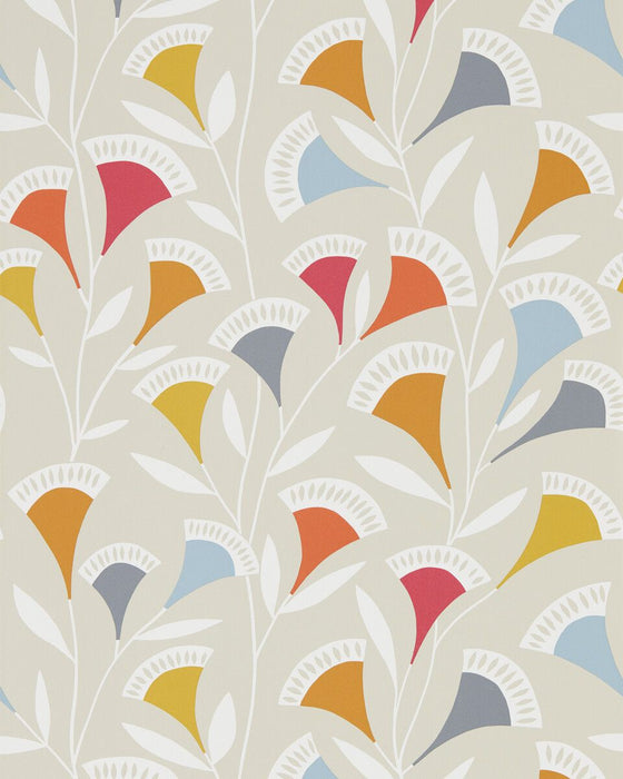 Scion Noukku Wp Watermelon/Tangerine/Slate Wallpaper NNOU111546.SCN.0