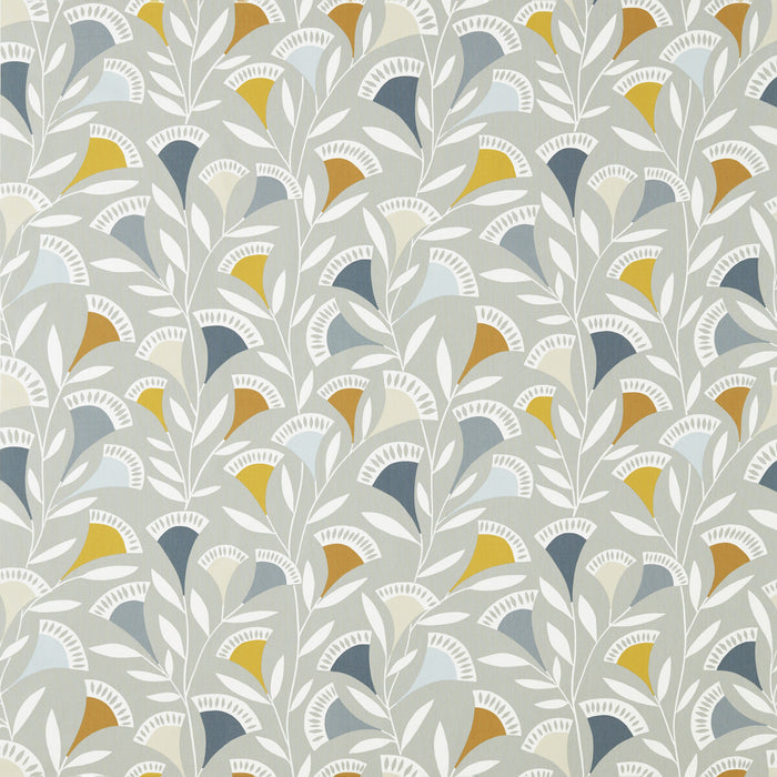 Scion Noukku Dandelion/Butterscotch/Charcoal Fabric Sample NNOU120591.SCN.0