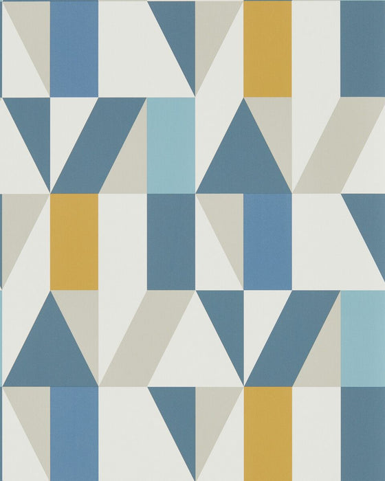 Scion Nuevo Wp Indigo/Slate/Satsuma Wallpaper NNUE111831.SCN.0